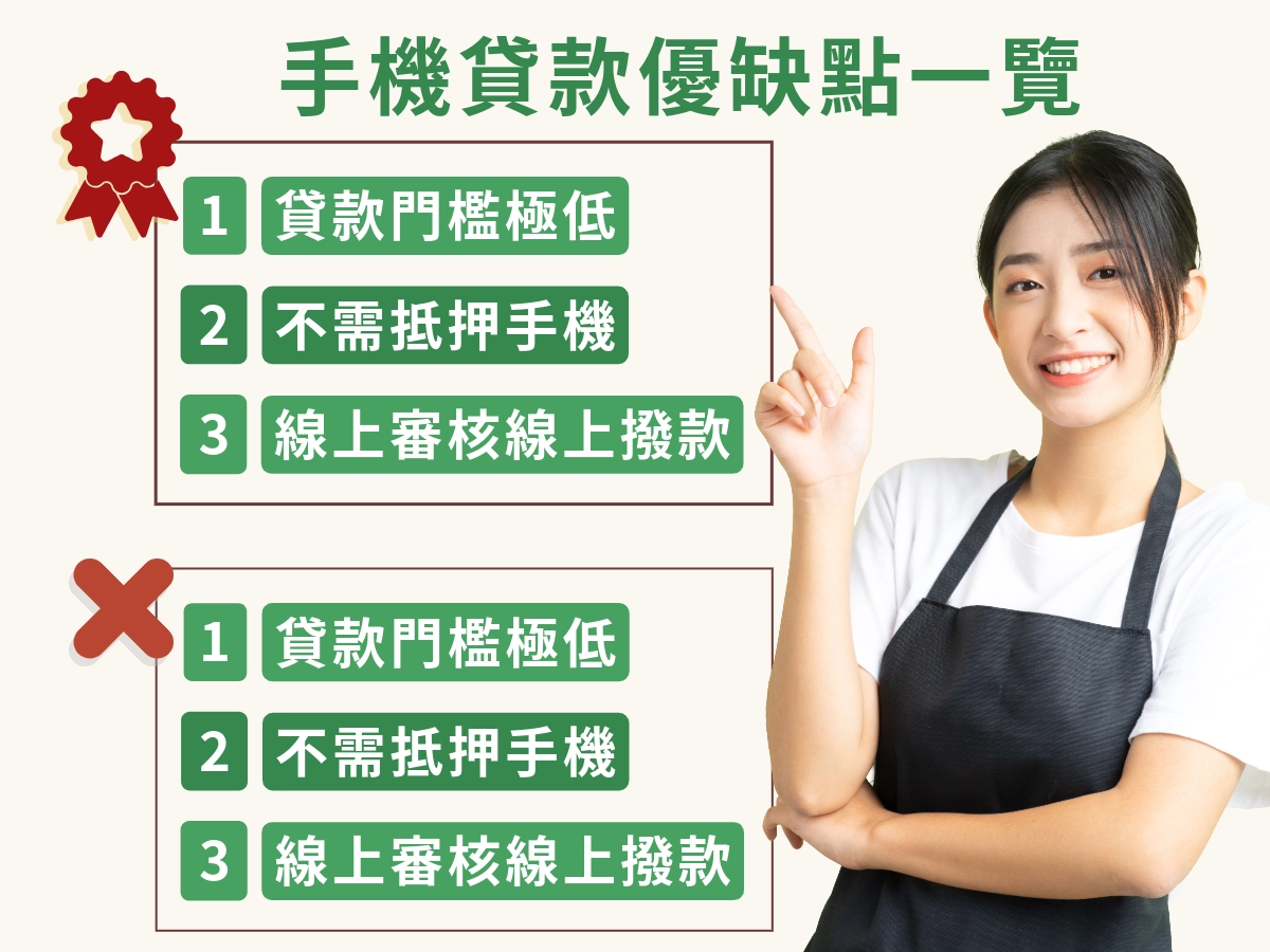 手機貸款優缺點一覽