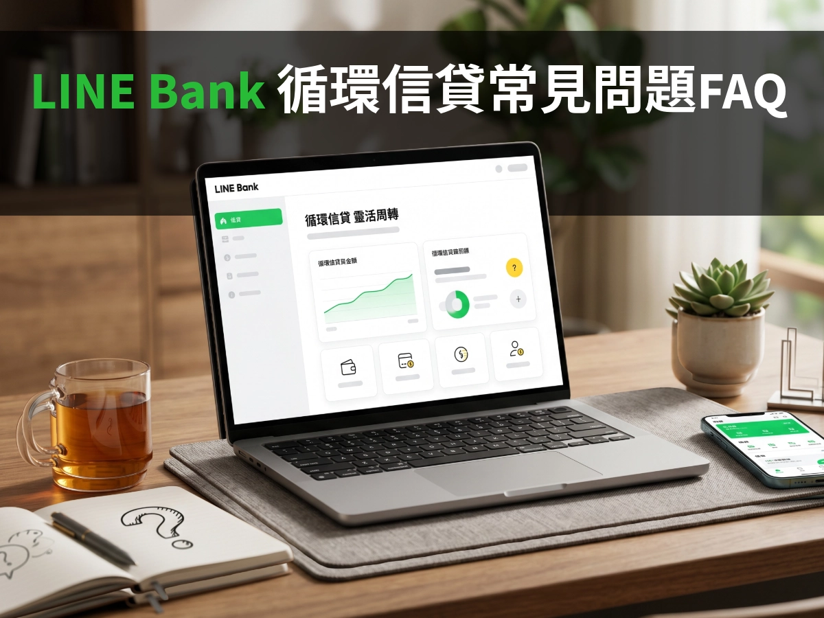 LINE Bank 循環信貸常見問題FAQ