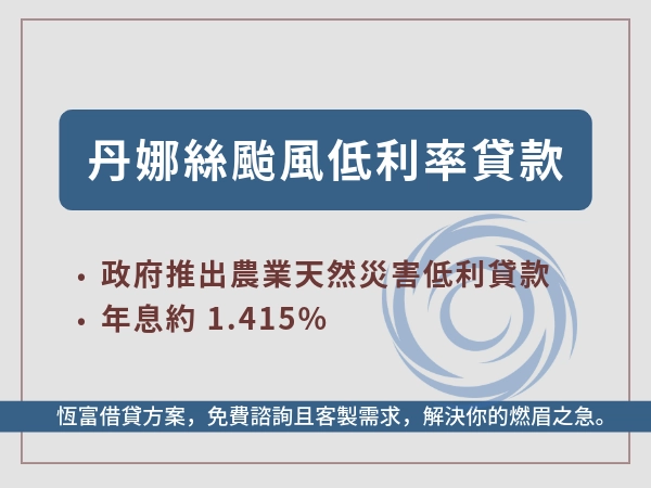 颱風農業天災貸款是什麼？資訊太亂看不懂？最完整申請時程流程在這裡