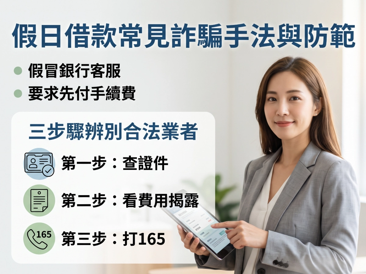 假日借款常見詐騙手法與防範