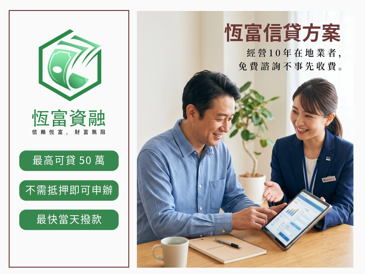 恆富信貸方案
