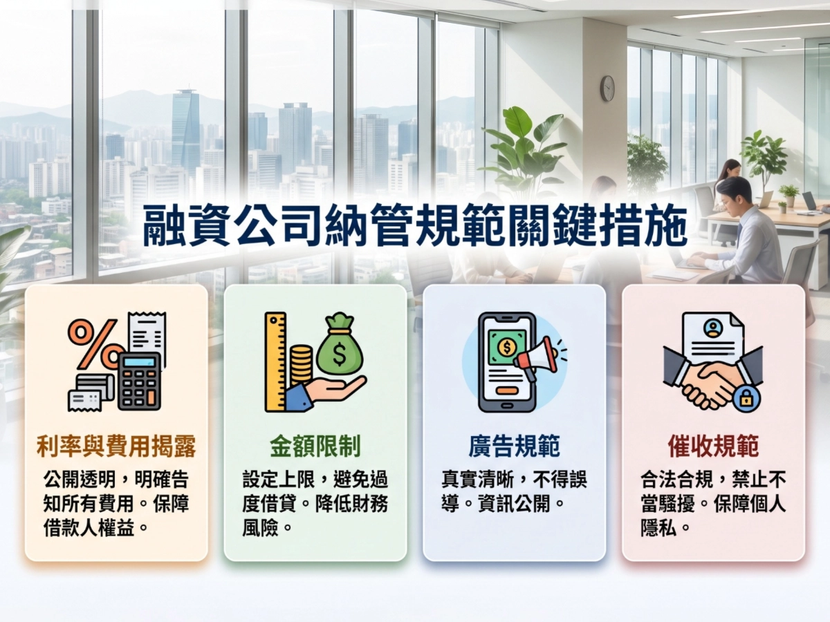 融資公司納管規範那些