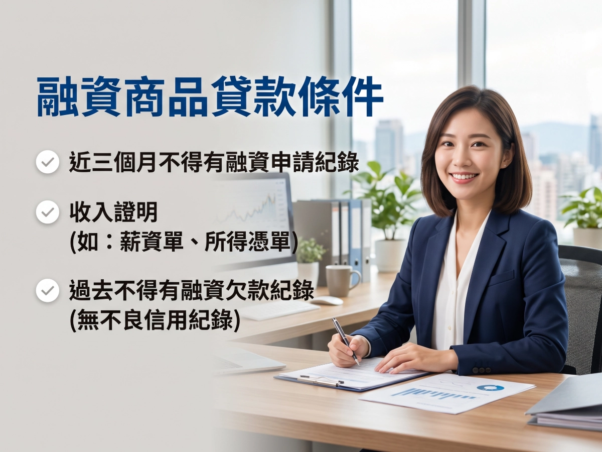 融資商品貸款條件