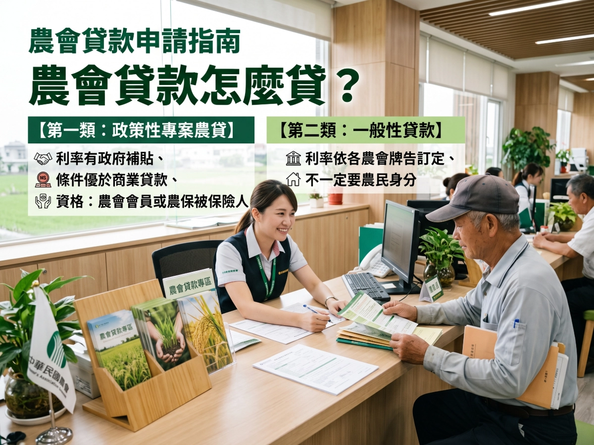 農會貸款怎麼貸？方案ｘ貸款金額